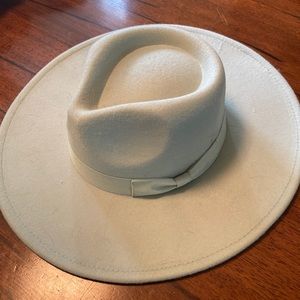 mint green wide brim felt cowboy western hat